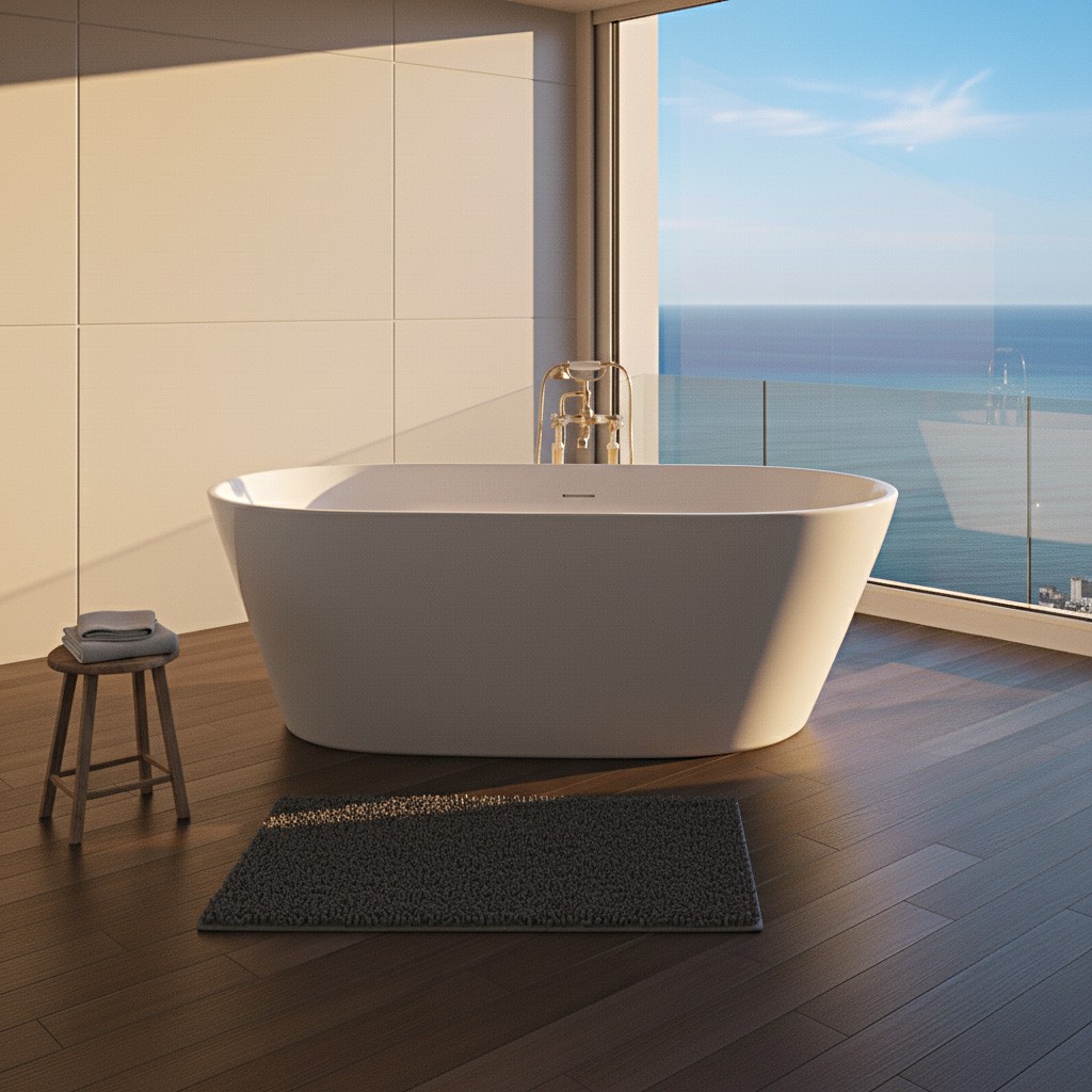 Messina Acrylic Freestanding Bathtub Made in Turkey